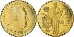 World Coins - Coin, Monaco, 20 Centimes, 1962, Paris, , Cupro-Aluminium, KM:E46