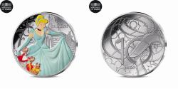 World Coins - France, 10 Euro, Disney, Cendrillon, BE, 2025, Monnaie de Paris, Silver