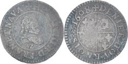 World Coins - Coin, France, Henri IV, Denier tournois du Dauphiné, 1608, Grenoble,