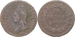 World Coins - Coin, France, Dupré, Decime, AN 7, Paris, , Copper, Gadoury:187