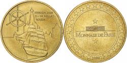 World Coins - France, Tourist token, Armada de Rouen, 2008, MDP, Nordic gold,