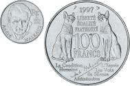 World Coins - Coin, France, André Malraux, 100 Francs, 1997, Paris, , Silver, KM:1188