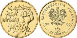 World Coins - Poland, 2 Zlote, 2000, Warsaw, Brass, , KM:404