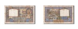 World Coins - Banknote, France, 20 Francs, 20 F 1939-1942 ''Science et Travail'', 1941