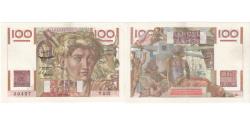 World Coins - France, 100 Francs, Jeune Paysan, 1953, T.532, AU(55-58), Fayette:28.35, KM:128d