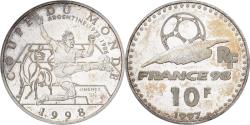 World Coins - France, 10 Francs, Coupe du Monde - Argentine, 1997, Paris, Silver,