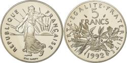 World Coins - Coin, France, Semeuse, 5 Francs, 1992, Paris, BE, , Nickel Clad