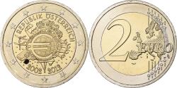 World Coins - Austria, 2 Euro, Introduction de l'euro, 2012, Vienna, Bi-Metallic,