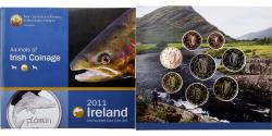 World Coins - Ireland, Set 1 ct. - 2 Euro, Animals of Irish Coinage, Salmon, BU, 2011