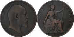 World Coins - Great Britain, Edward VII, Penny, 1903, Bronze, , KM:794.2