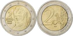World Coins - Austria, 2 Euro, Bertha von Suttner, 2002, Vienna, Bi-Metallic,