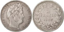 World Coins - Coin, France, Louis-Philippe, 5 Francs, 1833, Paris, , Silver