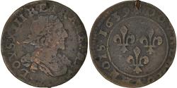 World Coins - Coin, France, Louis XIII, Double Tournois, 1639, , Copper