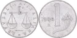 World Coins - Coin, Italy, Lira, 1956, Rome, , Aluminum, KM:91
