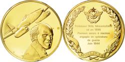 World Coins - France, Medal, L'Histoire de la Conquête de l'Air, Willy Messerschmitt