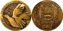World Coins - France, Medal, 50ème Anniversaire de la Libération du Havre, 1994, Jef