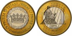 World Coins - Denmark, Medal, 1 E, Essai-Trial, 2003, Bi-Metallic,