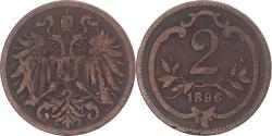 World Coins - Coin, Austria, 2 Heller, 1896