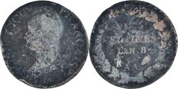 World Coins - Coin, France, Dupré, 5 Centimes, AN 8, Metz, , Bronze, KM:640.2