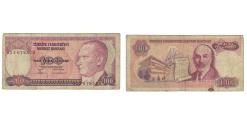 World Coins - Banknote, Turkey, 100 Lira, 1970, 1970-01-14, KM:194b, F(12-15)