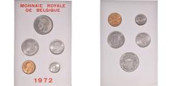 World Coins - Coin, Belgium, Baudouin I, Set, 1972, BU - French legend,