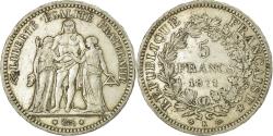 World Coins - Coin, France, Hercule, 5 Francs, 1871, Bordeaux, , Silver, KM:820.2