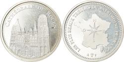 World Coins - France, Medal, La Cathédrale de Rouen, Arts & Culture, , Silver