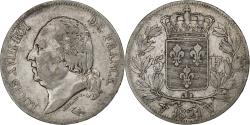 World Coins - France, Louis XVIII, 5 Francs, 1821, Lille, Silver, , Gadoury:614