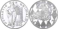 World Coins - Monaco, Medal, Dynastie des Grimaldi, 1997, Silver,