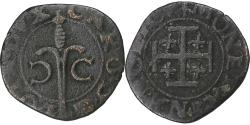 World Coins - Duchy of Lorraine, Charles III, Double Denier, (1582), Nancy, Silver