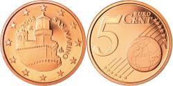 World Coins - San Marino, 5 Euro Cent, 2008, Proof, , Copper Plated Steel, KM:442