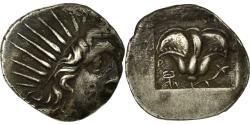 Ancient Coins - Coin, Islands off Caria, Rhodes, Helios, Drachm, Rhodes, , Silver