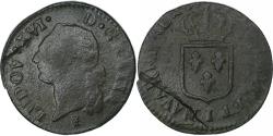 World Coins - France, Louis XVI, Sol, Limoges, Flan fissuré, Copper, , Gadoury:350