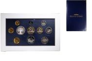 World Coins - France, Set 1 c. to 100 frs., 1996, MDP, Proof,