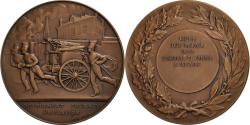World Coins - France, Medal, Concours de Pompes à Incendie, Le Mans, 1909, Bronze, Alphée