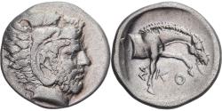 Ancient Coins - Thessaly, Hemidrachm, ca. 394-367 BC, Skotussa, Silver,