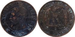 World Coins - France, 2 Centimes, 1856, Strasbourg, Bronze, , KM:796.6