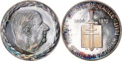 World Coins - France, Medal, Charles de Gaulle, Patriam Servando Victoriam Tvlit, 1970