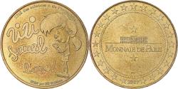World Coins - France, Token, Touristic token, Zizi sexuel - L'expo, Arts & Culture, 2007, MDP