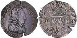 World Coins - Coin, France, Henri III, Teston, 3e type au col fraisé, 1575, Paris,