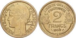World Coins - France, 2 Francs, Morlon, 1939, Aluminum-Bronze, , Gadoury:535, KM:886