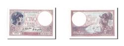World Coins - Banknote, France, 5 Francs, 5 F 1917-1940 ''Violet'', 1925, 1925-02-27, UNC(63)