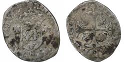 World Coins - France, Henri IV, Douzain aux deux H, 159[?], Montpellier, Billon,