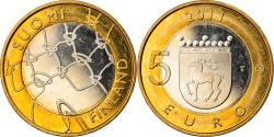 World Coins - Finland, 5 Euro, 2011, Vantaa, , Bi-Metallic, KM:161
