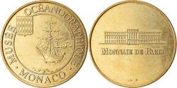 World Coins - France, Token, Touristic token, Monaco - Musée océanographique n°1, 1998