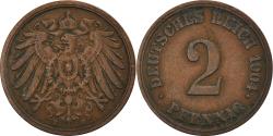 World Coins - Coin, GERMANY - EMPIRE, Wilhelm II, 2 Pfennig, 1904, Muldenhütten,