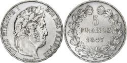 World Coins - Coin, France, Louis-Philippe, 5 Francs, 1847, Paris, , Silver, KM 749.1