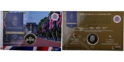 World Coins - British Antarctic Territory, Charles III, 2 Pounds, Gold State Coach, 2023