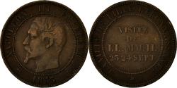 World Coins - France, Token, Visite de Napoléon III à Lille, 1853, Barre, , Bronze
