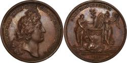 World Coins - France, Medal, Louis XIV, Politics, Society, War, 1679, , Bronze